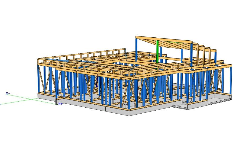 木造構造計算、3Dで確認 株式会社 岩田建築事務所